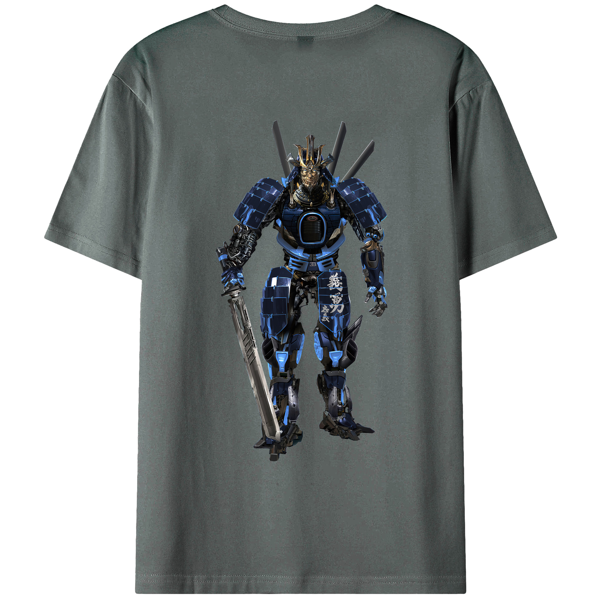 （画像用） Transformers トランスフォーマー 綿100％ メンズ半袖Tシャツ（バックプリント） 通気性